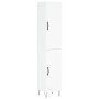 High glossy white plywood sideboard 34.5x34x180 cm by , Sideboards - Ref: Foro24-3199139, Price: 104,99 €, Discount: %