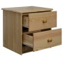 Mesita de noche de madera maciza de pino 43x34x40 cm de vidaXL, Mesitas de noche - Ref: Foro24-325534, Precio: 55,76 €, Descu...