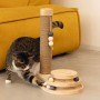 Designed by Lotte Inez wooden cat scratching post 38x24.5x47.5 cm by , Cat furniture - Ref: Foro24-441349, Price: 82,63 €, Di...