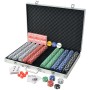 Poker game with 1000 chips and aluminum briefcase by vidaXL, Poker cases and chips - Ref: Foro24-80183, Price: 103,39 €, Disc...