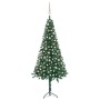 Künstlicher Weihnachtsbaum mit LED-Ecke und grünen Kugeln 210 cm von , Weihnachtsbäume - Ref: Foro24-3077955, Preis: 79,42 €,...