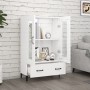 Aparador de madera contrachapada blanco brillante 70x31x115cm de , Aparadores - Ref: Foro24-812561, Precio: 110,99 €, Descuen...