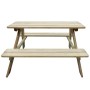 Children's picnic table pine wood 89x89.6x50.8 cm by vidaXL, Garden tables - Ref: Foro24-274307, Price: 50,92 €, Discount: %