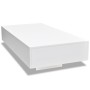 Glossy White Fiberglass Rectangular Coffee Table by vidaXL, Coffee table - Ref: Foro24-244021, Price: 138,65 €, Discount: %