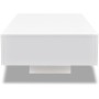 Glossy White Fiberglass Rectangular Coffee Table by vidaXL, Coffee table - Ref: Foro24-244021, Price: 138,65 €, Discount: %