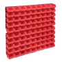 Storage box kit 96 pieces red black wall panels by , Tool cabinets - Ref: Foro24-150806, Price: 98,03 €, Discount: %