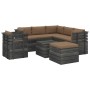 Pallet furniture for garden 8 pcs solid pine wood cushions by , Garden sets - Ref: Foro24-3062039, Price: 711,99 €, Discount: %