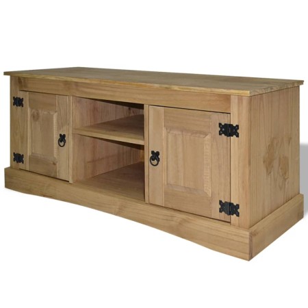 Corona Range TV cabinet made of Mexican pine 120x40x52 cm by vidaXL, TV Furniture - Ref: Foro24-243740, Price: 244,18 €, Disc...