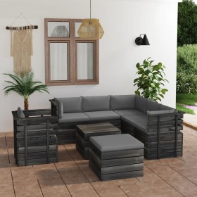 Palettenmöbel für den Garten, 8 Stück Kissen aus massivem Kiefernholz von , Gartensets - Ref: Foro24-3062032, Preis: 731,99 €...