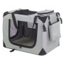 @Pet Hundetransportbox, graues Nylon, 90 x 61 x 65 cm, 11074 von @Pet, Transportboxen und Boxen für Haustiere - Ref: Foro24-4...