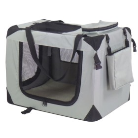 @Pet Transportín para perros Nylon gris 90x61x65 cm 11074 de @Pet, Transportines y cajas para mascotas - Ref: Foro24-413716, ...