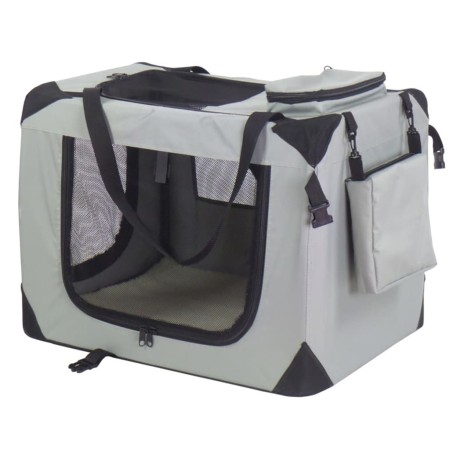 @Pet Dog carrier Gray Nylon 90x61x65 cm 11074 by @Pet, Pet carriers and boxes - Ref: Foro24-413716, Price: 75,52 €, Discount: %