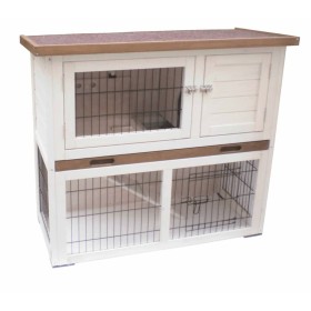 @Pet Kiki hutch white and brown 92x45x80 cm 20077 by @Pet, Cages and habitats for small animals - Ref: Foro24-413739, Price: ...