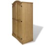 Armario madera de pino Mexicano estilo Corona 2 Puertas de vidaXL, Armarios roperos - Ref: Foro24-243732, Precio: 364,03 €, D...