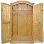 Armario madera de pino Mexicano estilo Corona 2 Puertas de vidaXL, Armarios roperos - Ref: Foro24-243732, Precio: 364,03 €, D...