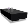 Mesa de centro de MDF negra con brillo de vidaXL, Mesas de centro - Ref: Foro24-244023, Precio: 125,79 €, Descuento: %