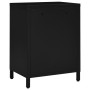 Mesita de noche negra acero y vidrio 40x30x54,5 cm de vidaXL, Mesitas de noche - Ref: Foro24-336052, Precio: 94,60 €, Descuen...