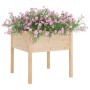 Planters 2 pcs solid pine wood 70x70x70 cm by , Pots and planters - Ref: Foro24-810810, Price: 96,99 €, Discount: %