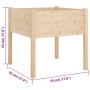 Planters 2 pcs solid pine wood 70x70x70 cm by , Pots and planters - Ref: Foro24-810810, Price: 96,99 €, Discount: %