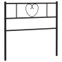 Cabecero de metal negro 75 cm de , Cabeceros y pies de cama - Ref: Foro24-355489, Precio: 21,60 €, Descuento: %