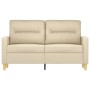 2-seater cream fabric sofa 120 cm by , Sofas - Ref: Foro24-359229, Price: 230,99 €, Discount: %