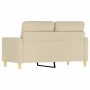 2-seater cream fabric sofa 120 cm by , Sofas - Ref: Foro24-359229, Price: 230,99 €, Discount: %