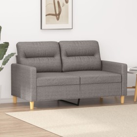 2-seater sofa in taupe gray fabric 120 cm by , Sofas - Ref: Foro24-359234, Price: 231,99 €, Discount: %