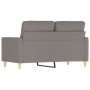 2-Sitzer-Sofa aus taupegrauem Stoff, 120 cm von , Sofas - Ref: Foro24-359234, Preis: 230,53 €, Rabatt: %