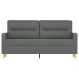 2-seater sofa in dark gray fabric 140 cm by , Sofas - Ref: Foro24-359236, Price: 227,99 €, Discount: %