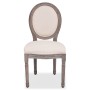 Dining chairs 4 units cream fabric by vidaXL, dining chairs - Ref: Foro24-244088, Price: 398,44 €, Discount: %