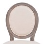 Dining chairs 4 units cream fabric by vidaXL, dining chairs - Ref: Foro24-244088, Price: 398,44 €, Discount: %