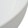 Lavabo redondo de cerámica blanco 41,5x13,5 cm de vidaXL, Lavabos - Ref: Foro24-142337, Precio: 57,64 €, Descuento: %