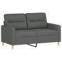 Sofa set with cushions 3 pieces dark gray fabric by , Sofas - Ref: Foro24-3201593, Price: 546,99 €, Discount: %