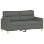 Sofa set with cushions 3 pieces dark gray fabric by , Sofas - Ref: Foro24-3201593, Price: 546,99 €, Discount: %