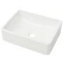 Lavabo de cerámica blanco 41x30x12 cm de vidaXL, Lavabos - Ref: Foro24-142339, Precio: 53,11 €, Descuento: %