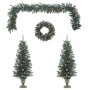 Christmas door decoration set 4 pieces PVC by , Christmas trees - Ref: Foro24-357769, Price: 95,67 €, Discount: %