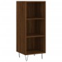 Aparador alto madera contrachapada roble marrón 34,5x34x180 cm de , Aparadores - Ref: Foro24-3199016, Precio: 82,87 €, Descue...