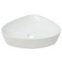 Lavabo triangular de cerámica blanco 50,5x41x12 cm de vidaXL, Lavabos - Ref: Foro24-142345, Precio: 63,91 €, Descuento: %