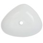 Lavabo triangular de cerámica blanco 50,5x41x12 cm de vidaXL, Lavabos - Ref: Foro24-142345, Precio: 63,91 €, Descuento: %