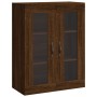 Aparador alto madera contrachapada marrón roble 69,5x34x180 cm de , Aparadores - Ref: Foro24-3198632, Precio: 172,99 €, Descu...