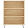 Aparador alto madera contrachapada color roble 69,5x34x180 cm de , Aparadores - Ref: Foro24-3198756, Precio: 132,99 €, Descue...