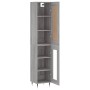 Aparador alto madera contrachapada gris Sonoma 34,5x34x180 cm de , Aparadores - Ref: Foro24-3200375, Precio: 95,99 €, Descuen...