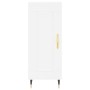 White engineered wood tall sideboard 34.5x34x180 cm by , Sideboards - Ref: Foro24-3200433, Price: 96,99 €, Discount: %