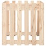 Planter with fence design solid pine wood 60x60x60 cm by , Pots and planters - Ref: Foro24-832457, Price: 32,80 €, Discount: %