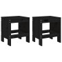 Garden table and chairs 3 pieces solid black pine wood by , Garden sets - Ref: Foro24-3157707, Price: 165,24 €, Discount: %