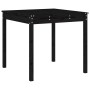 Garden table and chairs 3 pieces solid black pine wood by , Garden sets - Ref: Foro24-3157707, Price: 165,24 €, Discount: %