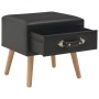 Nightstands 2 units 40x35x40 cm black synthetic leather by vidaXL, Nightstands - Ref: Foro24-276381, Price: 101,99 €, Discoun...