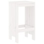 Garden table and high stools 9 pcs solid white pine wood by , Garden sets - Ref: Foro24-3157758, Price: 621,47 €, Discount: %