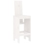 3-piece white pine wood garden table and high stools set by , Garden sets - Ref: Foro24-3157764, Price: 234,78 €, Discount: %