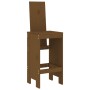 Garden table and high stools 3 pieces honey brown pine wood by , Garden sets - Ref: Foro24-3157766, Price: 237,99 €, Discount: %